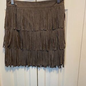 Women’s Size 8 faux leather skirt